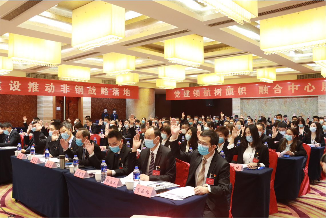 中國共產(chǎn)黨龍鋼集團(tuán)公司第三次代表大會(huì)隆重召開 中國共產(chǎn)黨龍鋼集團(tuán)公司第三次代表大會(huì)隆重召開