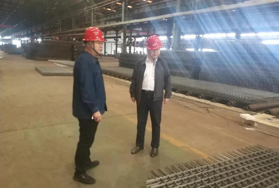 陳輝到禹宏置業(yè)公司、鋼加公司韓城加工基地檢查指導(dǎo)工作
