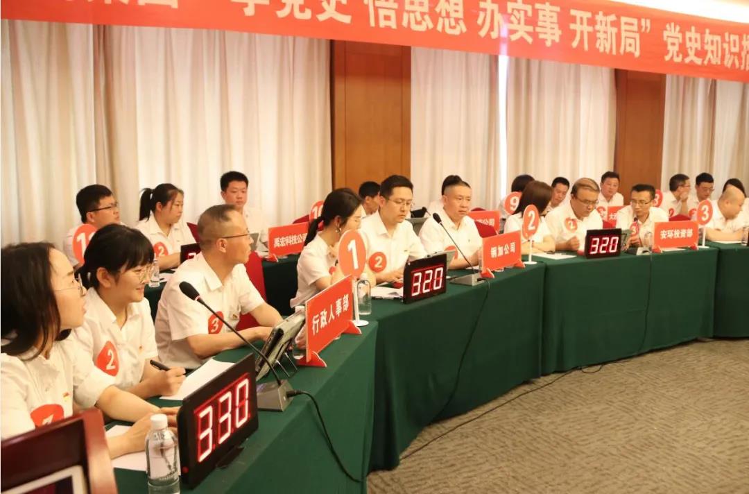 精彩對(duì)壘！龍鋼集團(tuán)舉辦黨史知識(shí)擂臺(tái)賽